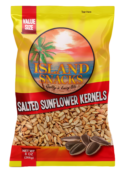 Salted Sunflower Seeds Kernels - 8 oz - 6CT