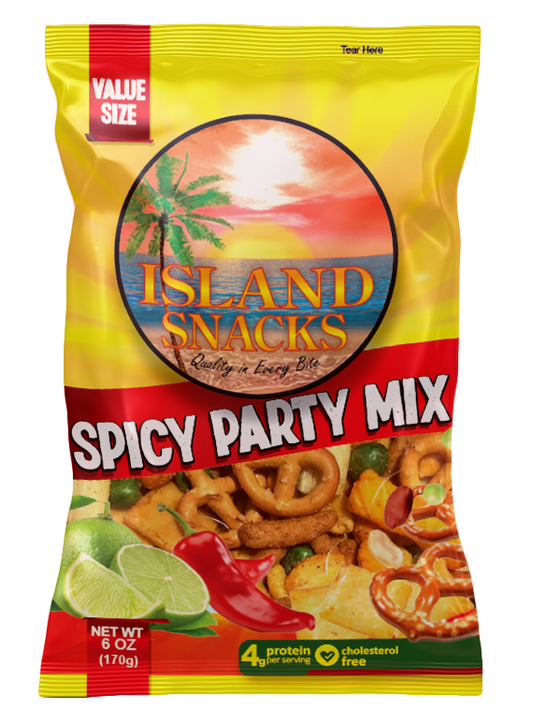 SPICY PARTY MIX - 6 oz - 6CT