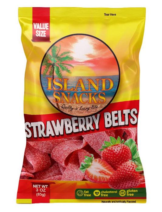 Strawberry Belts - 3 oz/6CT