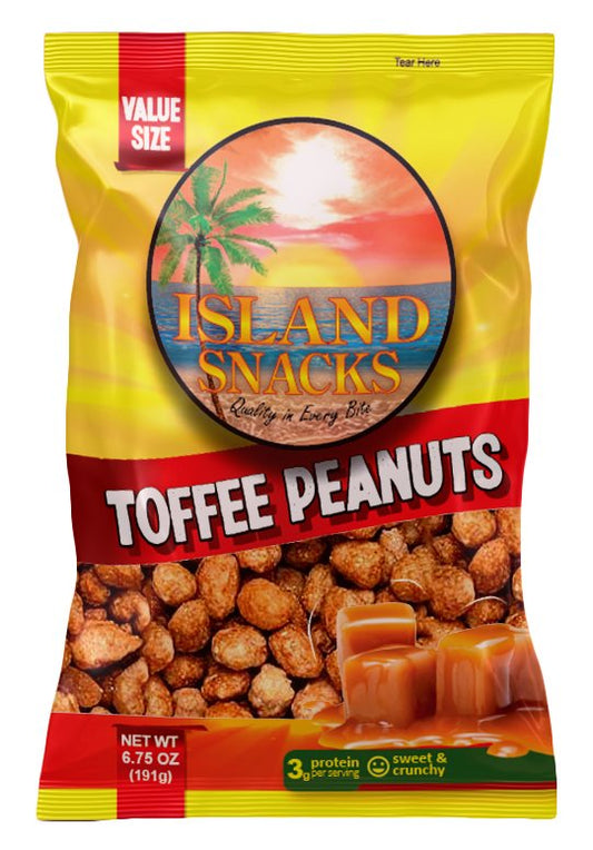 TOFFEE PEANUTS - 6.75 oz - 6CT