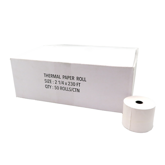 Thermal Paper 2 1/4x230, 1/2core