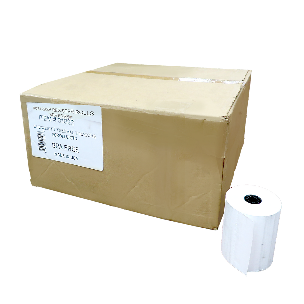 Thermal Paper 3 1/8x200, 7/16core