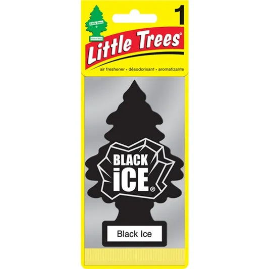 LITTLE TREE CAR AIR FRESHNER BLACK ICE SCENT