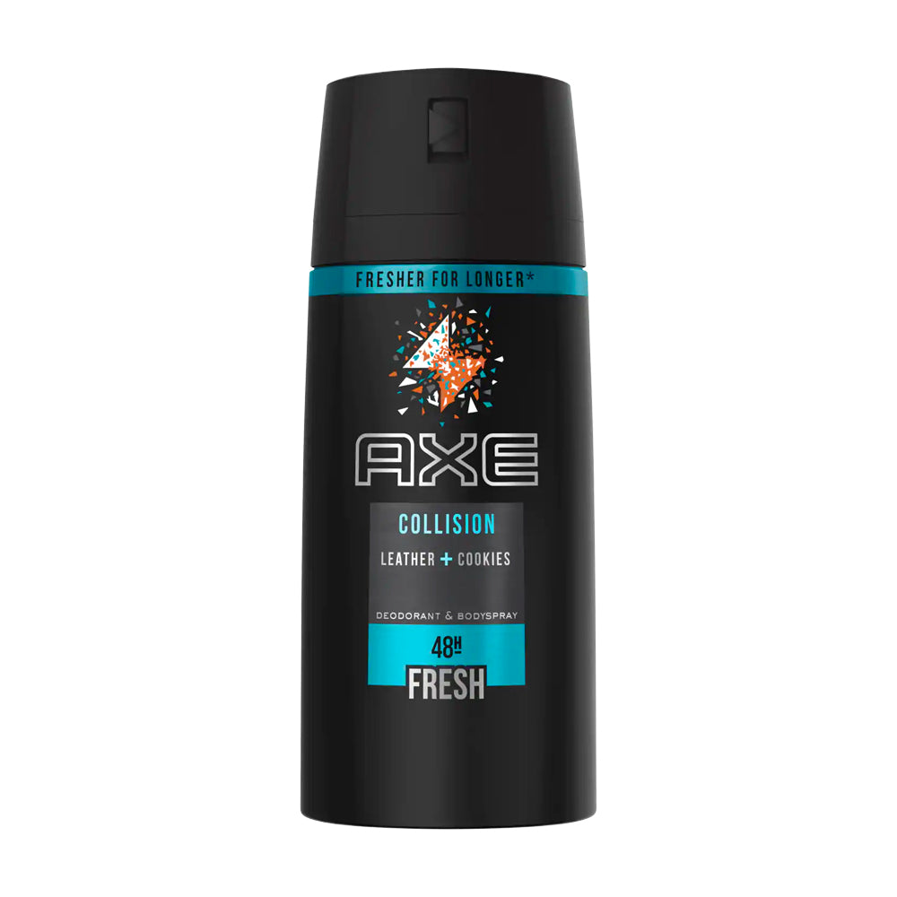 AXE DEODORANT SPRAY 150 ML COLLISION LEATHER COOKIES