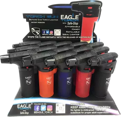 Eagle Large Torch Refillable Lighter - 15 Pack