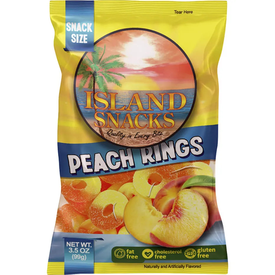 Peach Rings - 8 oz - 6CT