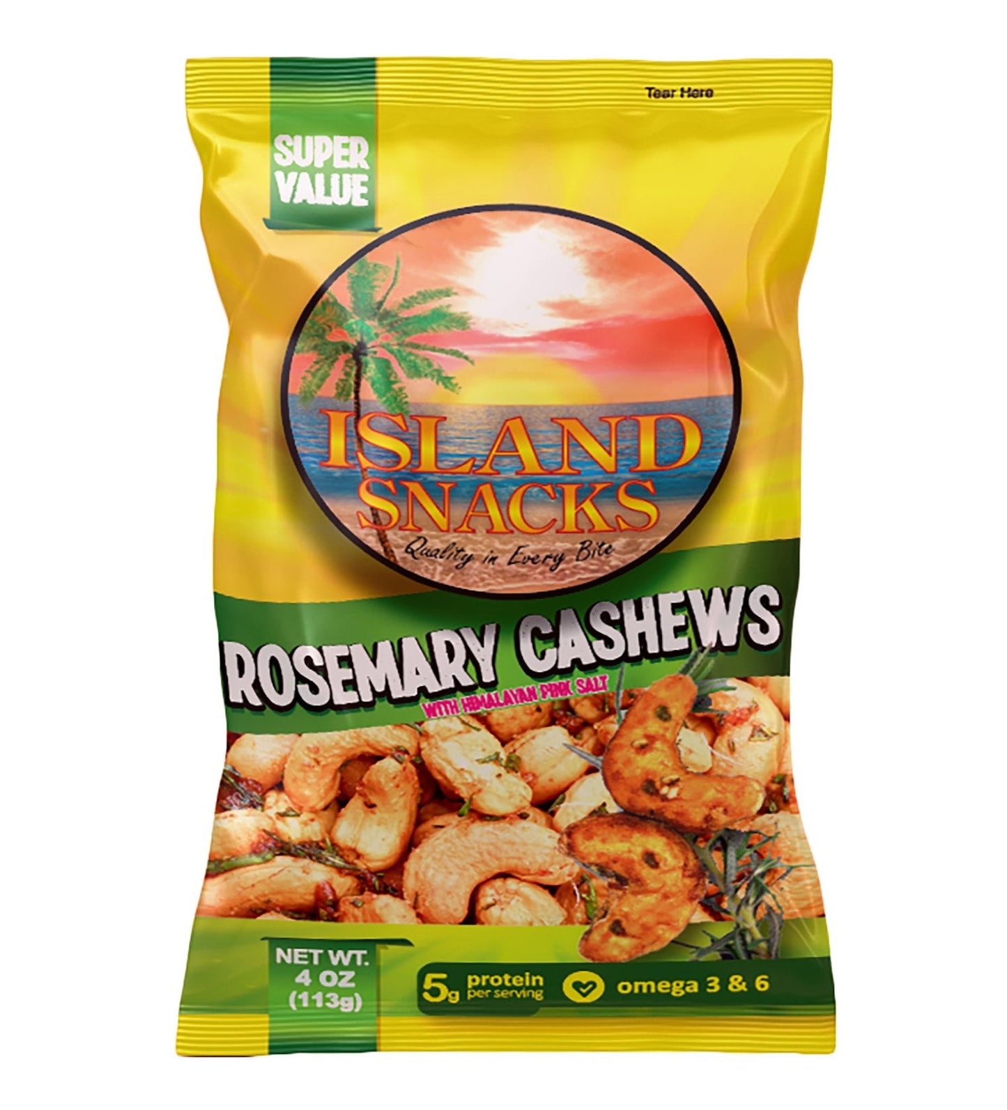 Rosemary Cashews - 4 oz - 6CT