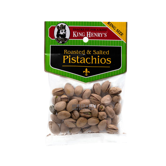 King Henry Rosted Salted Pistachios (PF)