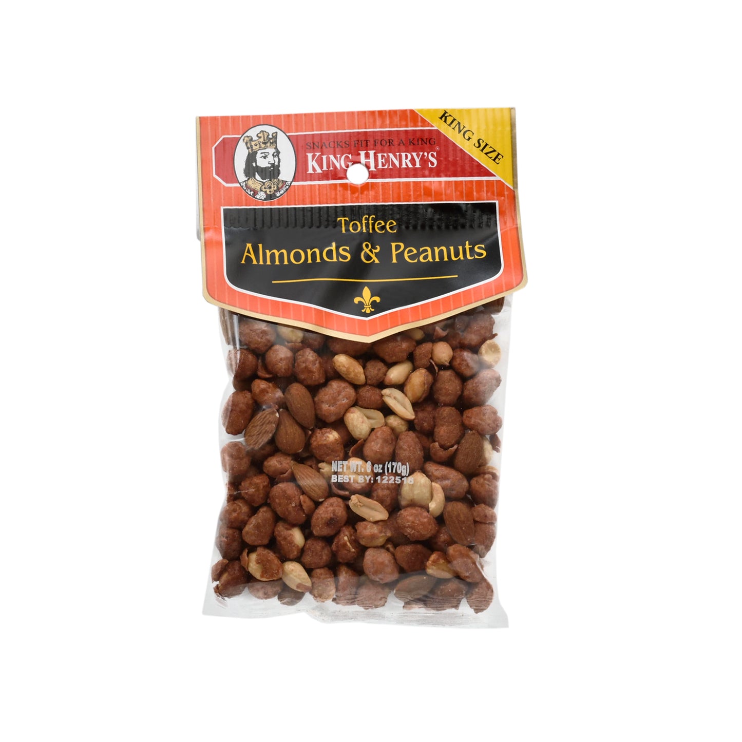 King Henry Toffee Almonds Peanuts